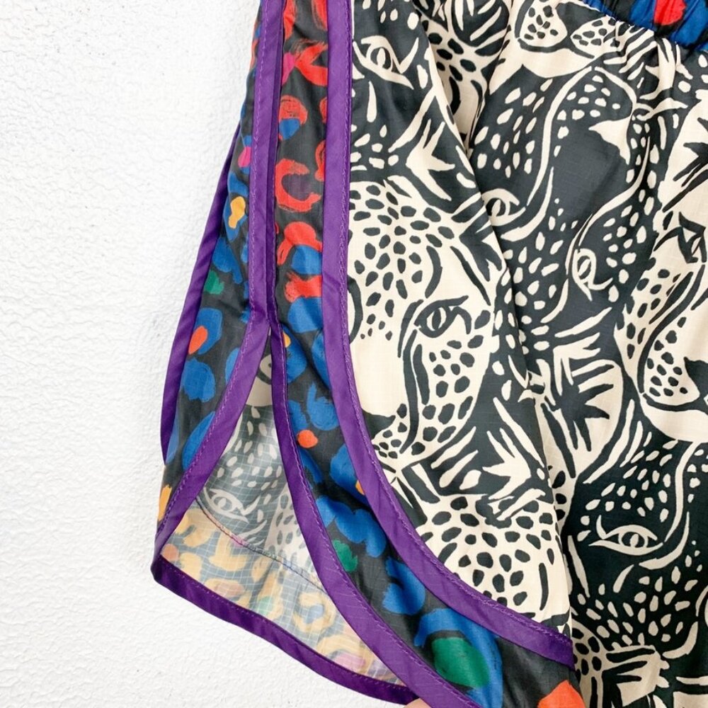 FARM Rio | Midnight Leopard Drawstring Active Shorts - Picture 3 of 7
